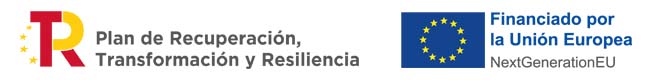 logotipos plan de recuperación , transformación y resiliencia y fondos europeos next generation